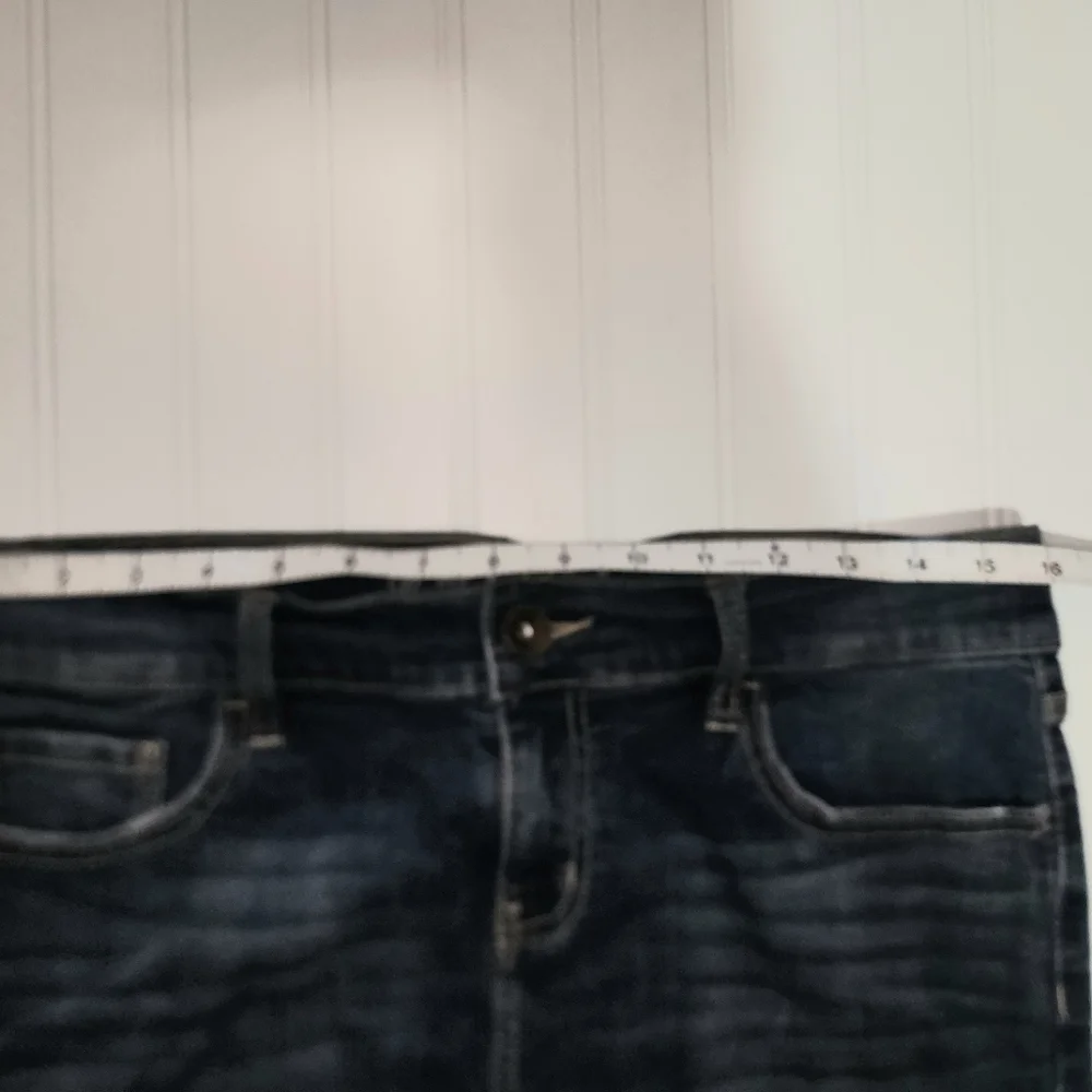 Bullhead Distressed Mini Jean Skirt Size 7